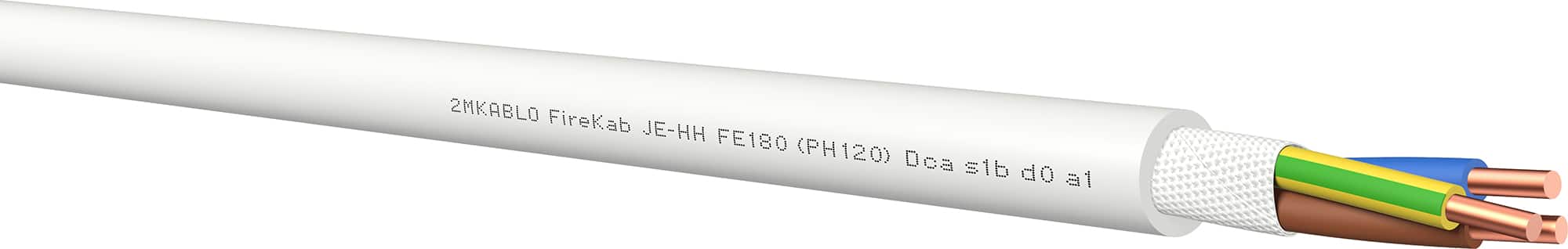KABEL 3G2,5 FIREKAB BRANDSIKKER HVID DCA