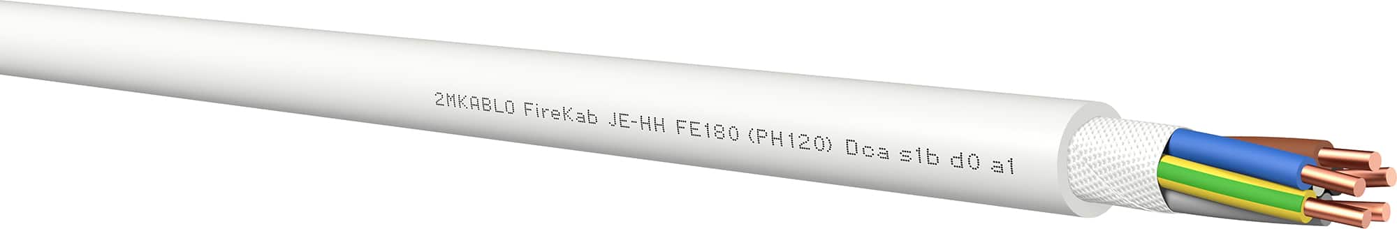 KABEL 5G1,5 FIREKAB BRANDSIKKER HVID DCA