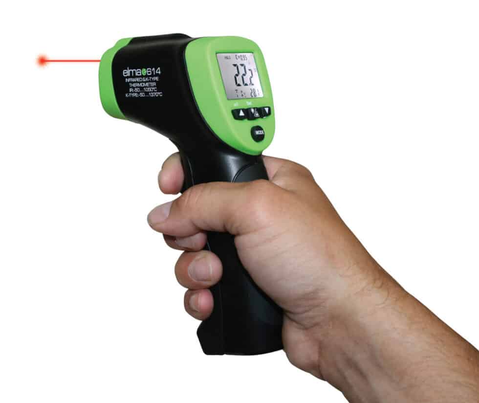 TERMOMETER 614 IR + TYPE-K