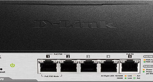 SWITCH 5X GIGABIT POE DGS-1100-05PDV2