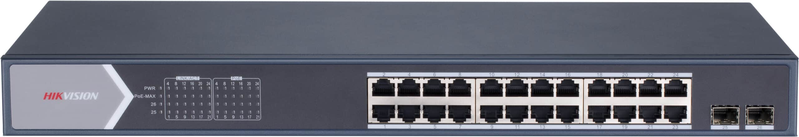 SWITCH 24+2 PORT POE, AF, L2