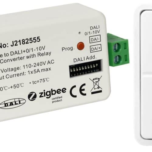 ZIGBEE 1-10V MODUL + BATTERI TRYK FUGA