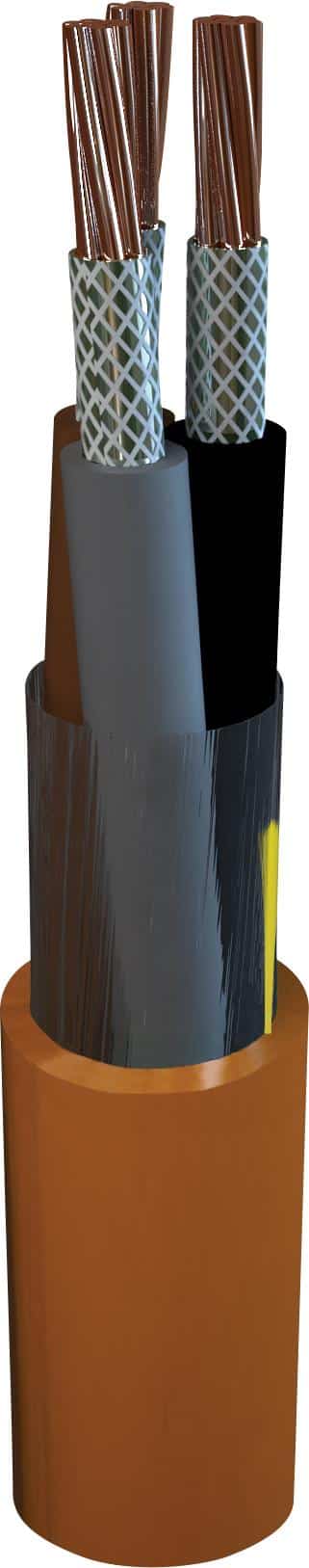 SKIBSKABEL 3X10 YOZP X-FR 0,6/1 KV