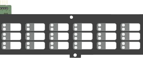 LED GRUPPEINDIKERING 24 GRP.