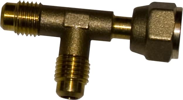 SERVICE T-EE, 2 X 1/4" M, 1 X 1/4" F