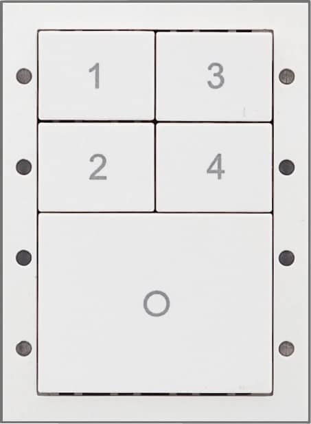 DIGIDIM134W PANEL M/5 TRYK,HVID