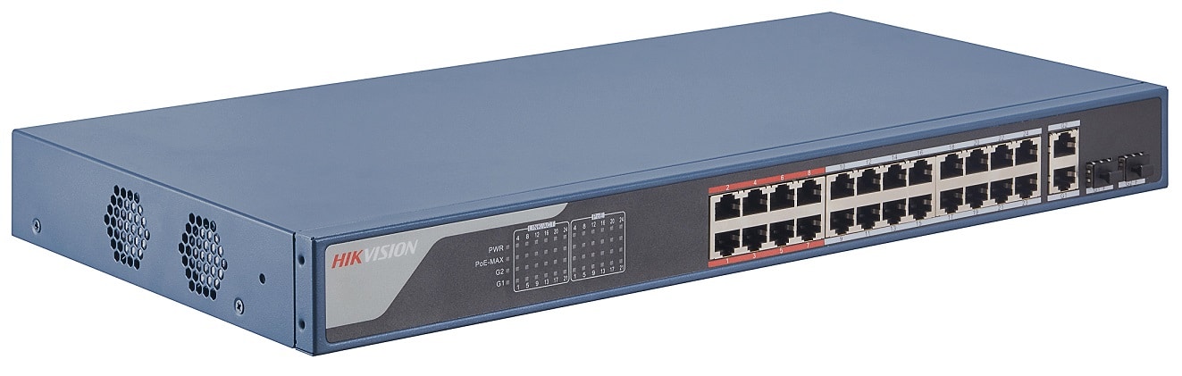 SWITCH, 24 PORT, 100MBIT, POE AF/AT