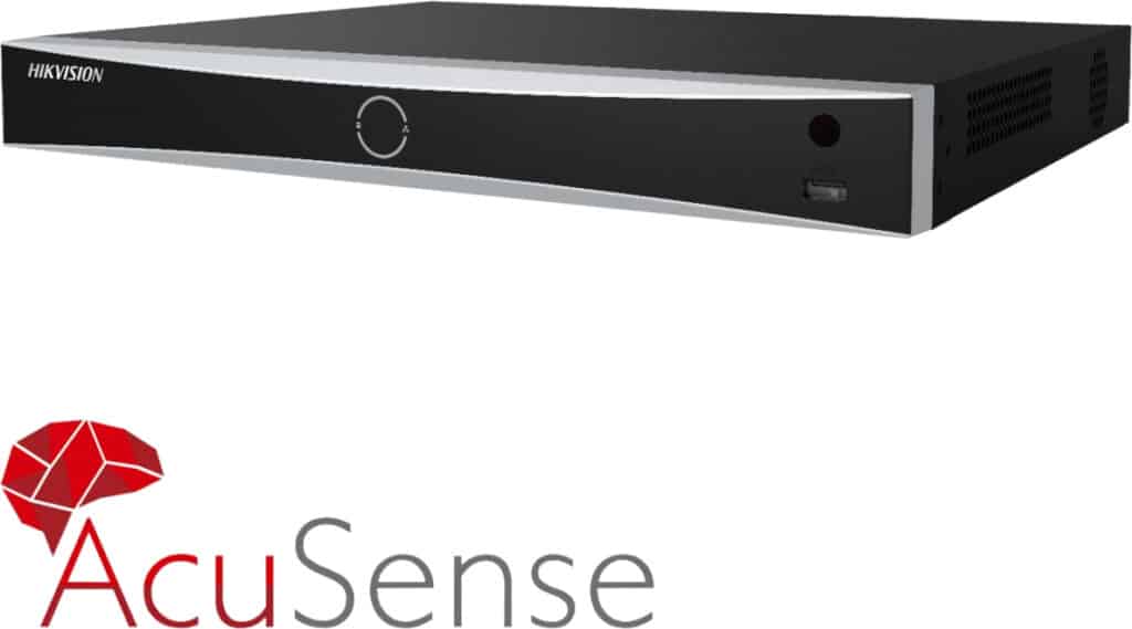 4 KANAL ACUSENSE NVR, 12MP, POE, U.HDD