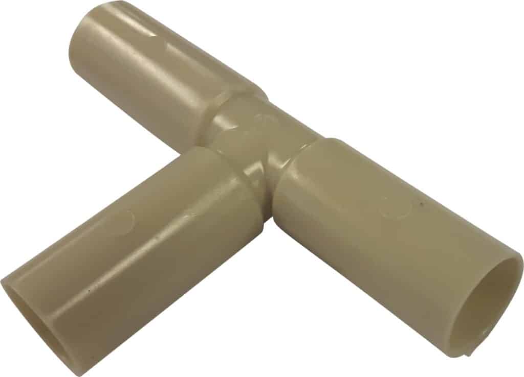 T-STYKKE PLAST 16MM