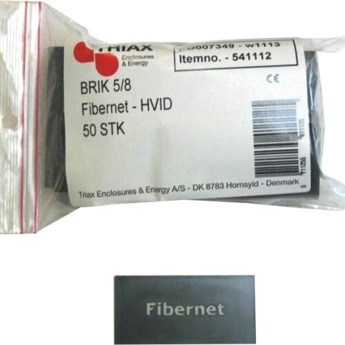 BRIK "FIBERNET" HVID 3/8