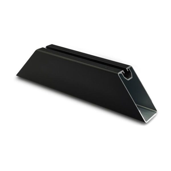 ILÃ†GGERSYSTEM SKINNE STYKKE 250MM SORT