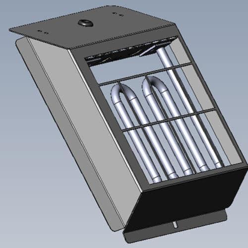 FORVARMEFLADE EL 900W TIL RCV320