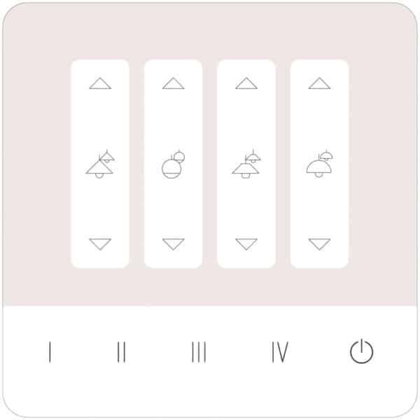 DALI-2 TOUCHPANEL DIM+4GRP+4SC