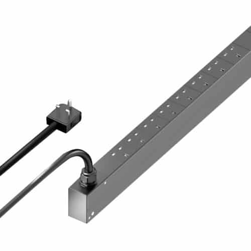 PDU BASIC UK 13A/1P UK PLUG 8X BS1363