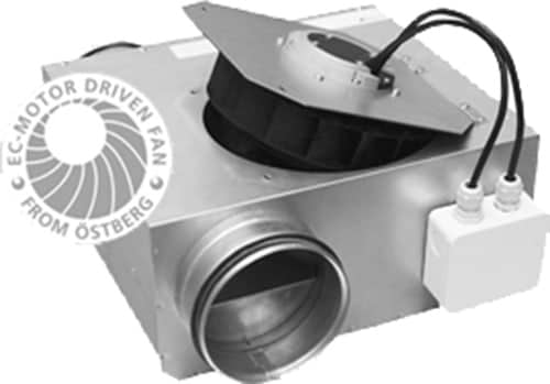 LINDAB KANALVENTILATOR LPKB 100 C1 EC