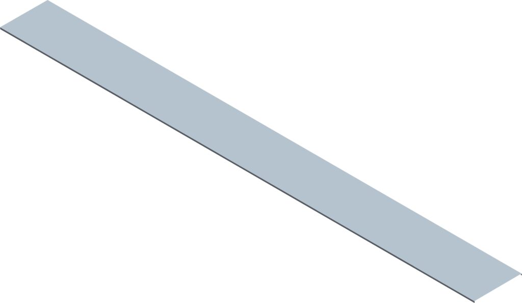 LÃ…G T/KABELBAKKE 200X1MM ZINC+ 2M