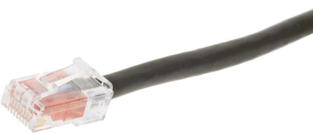 PATCHKABEL KAT6A U/UTP 1FT (0,3M) SORT
