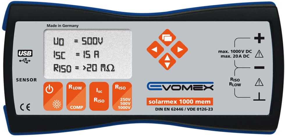 SOLARMEX 1000 MEM, MED HUKOMMELSE