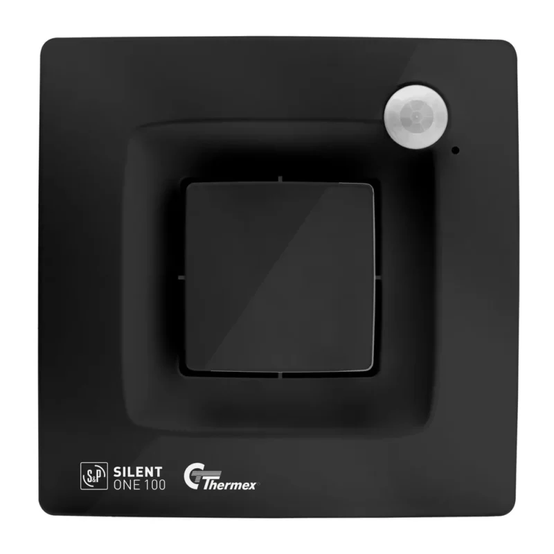 VENTILATOR SILENT ONE Ø100 SORT ALT-I-1