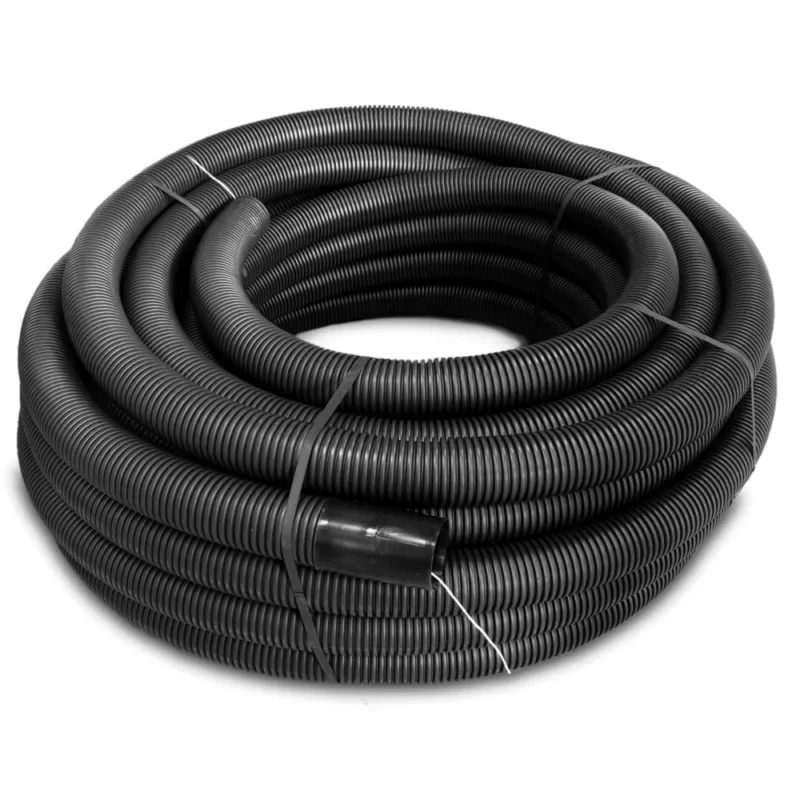 FLEXRØR PE 63/52 MM DOBBELTVÆG 50M SORT