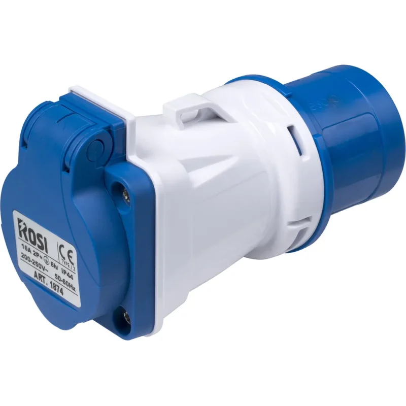 ADAPTER CEE 16A 3P STIKPROP/SCHUKO-UDTAG