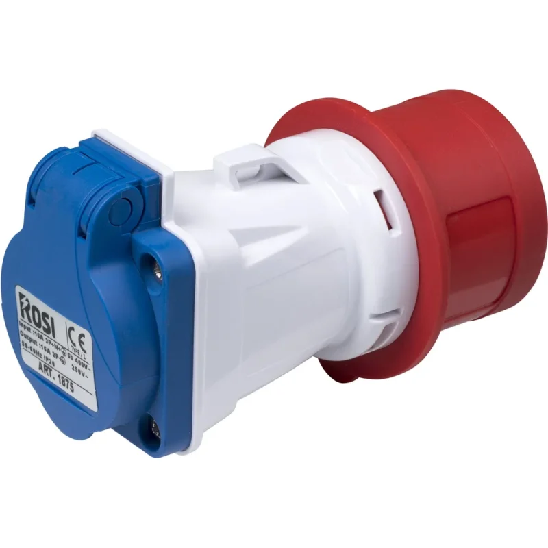 ADAPTER CEE 16A 5P STIKPROP/SCHUKO-UDTAG