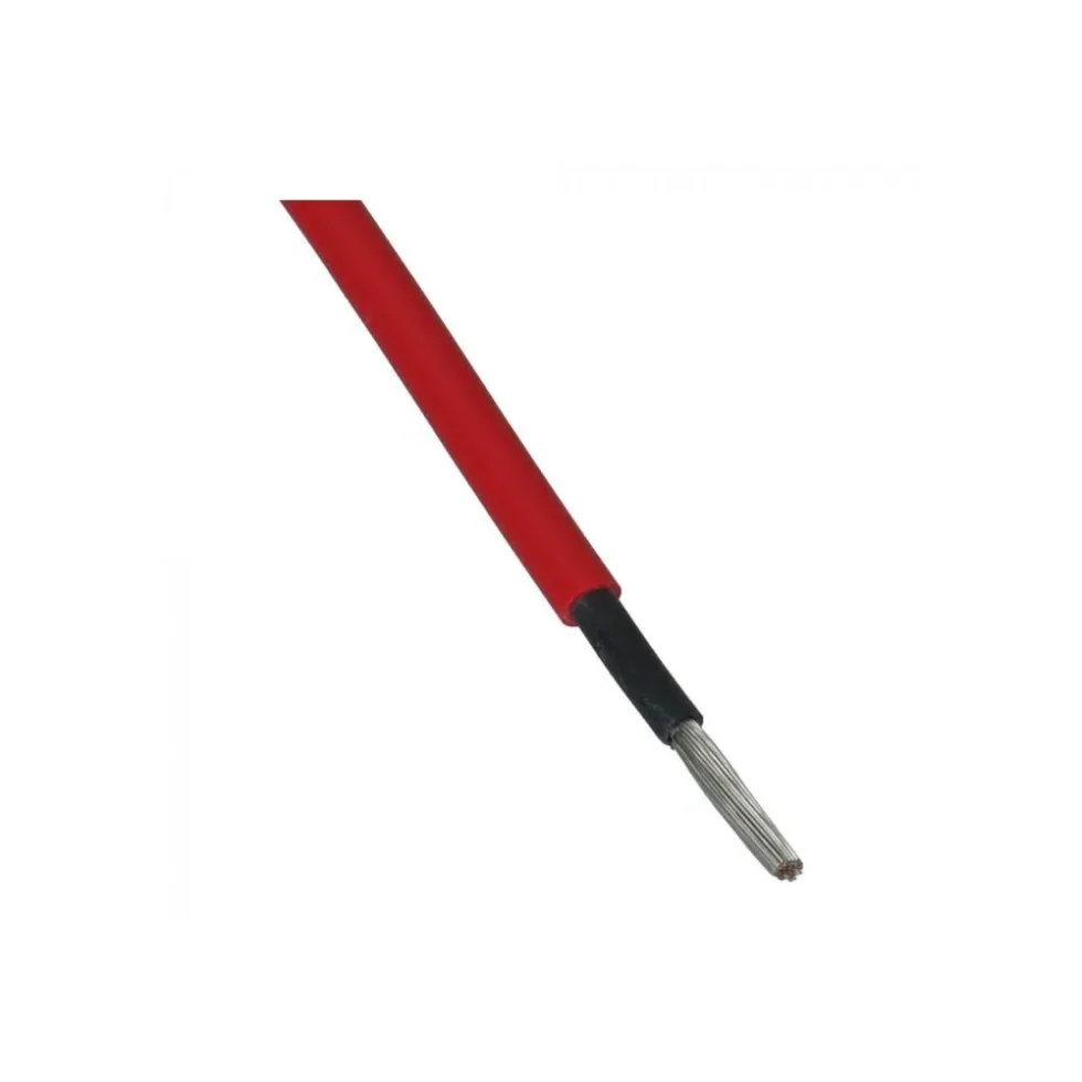 SOLCELLEKABEL H1Z2Z2-K 1X6MM2 RØD T500