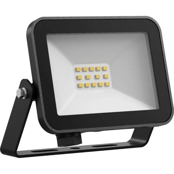 FOX FLOODLIGHT 10W 970LM 3000K SORT
