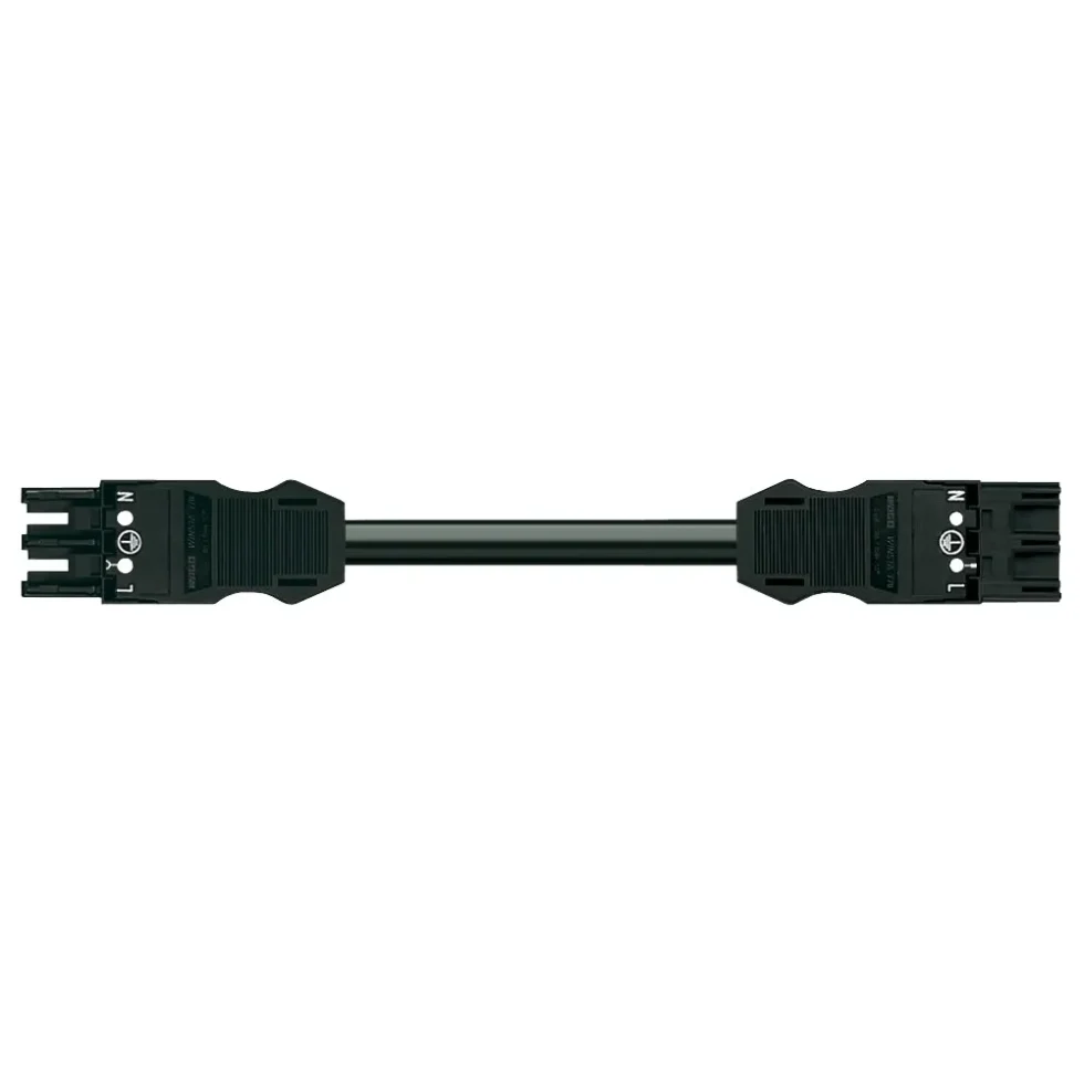 MELLEMKABEL 3G1,5 SORT HF 5 METER