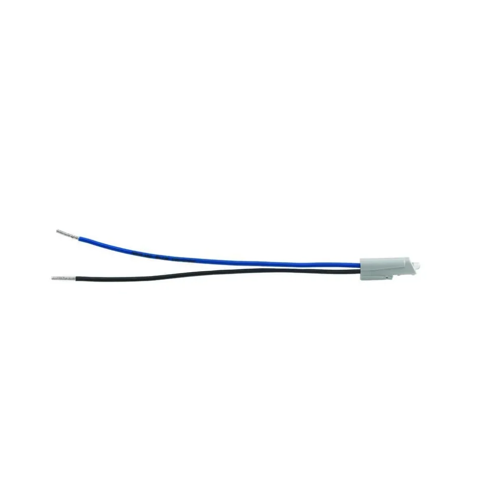 GLIMLAMPE, LED MED LEDNING, 230V, BLÅ