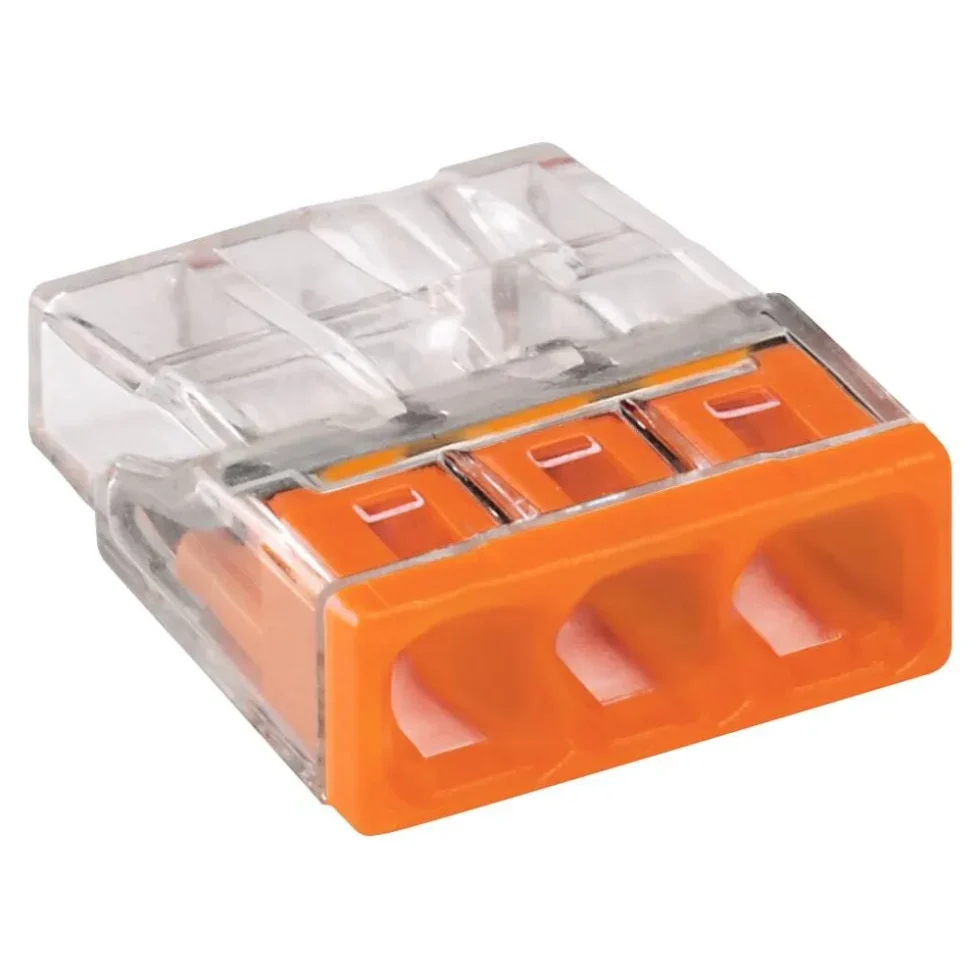 SAMLEMUFFE 3 X 0,5 - 2,5 MM2 ORANGE