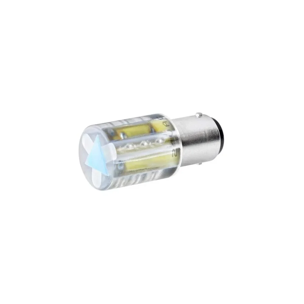 LED 24V UC, BA 15D, BLÅ