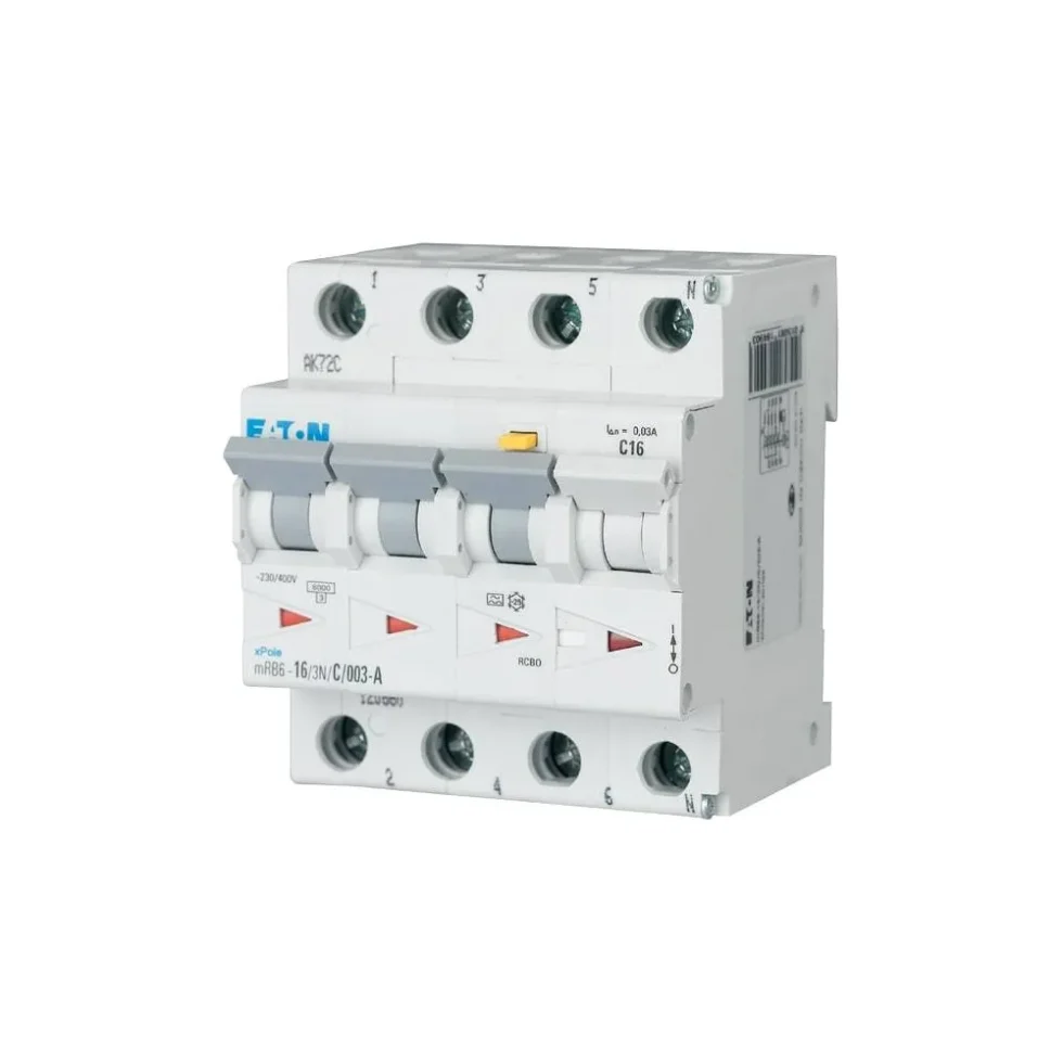 KOMBIAFBRYDER, 3PN, 16A, C, 6 KA, 300 MA