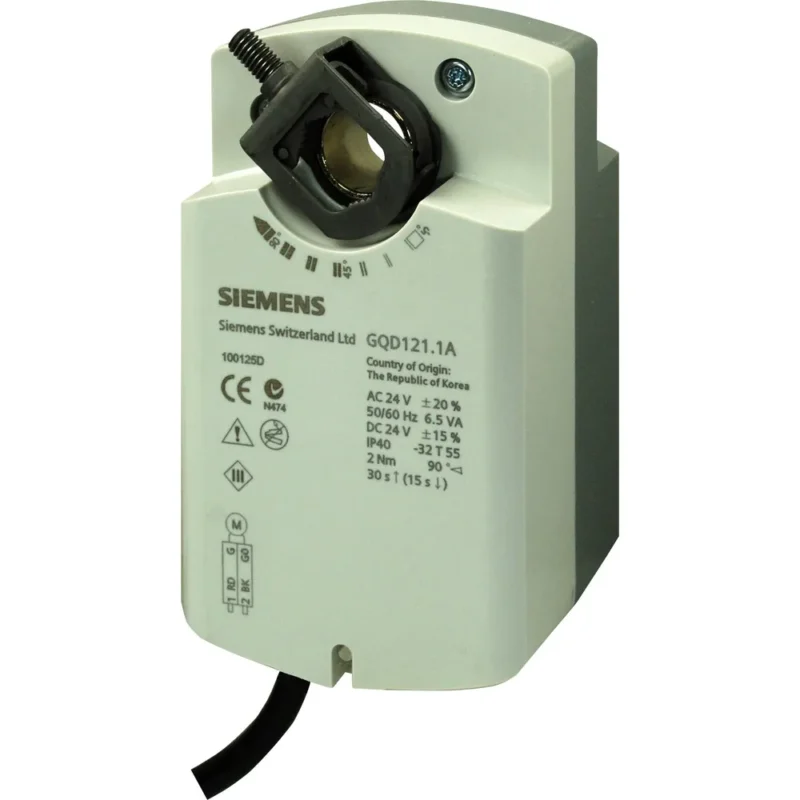 SPJÆLDMOTOR GQD321.1A 230V 2NM 2-PKT.