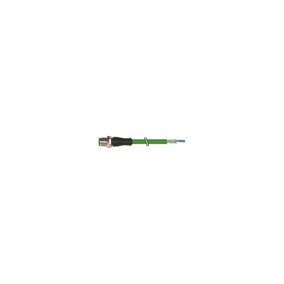M12 HAN 90 2X2X0.34 GRØN ETHERNET 1,5M