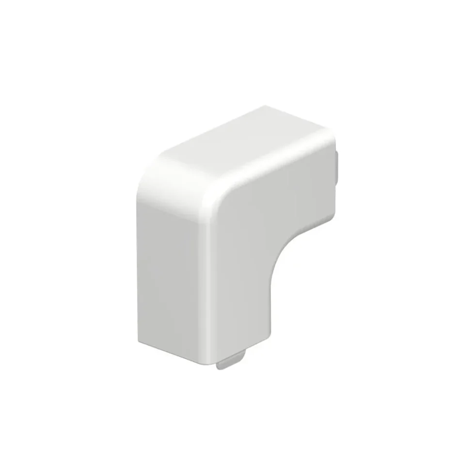 FLADVINKEL WDKH 20X20 MM HVID RAL 9010