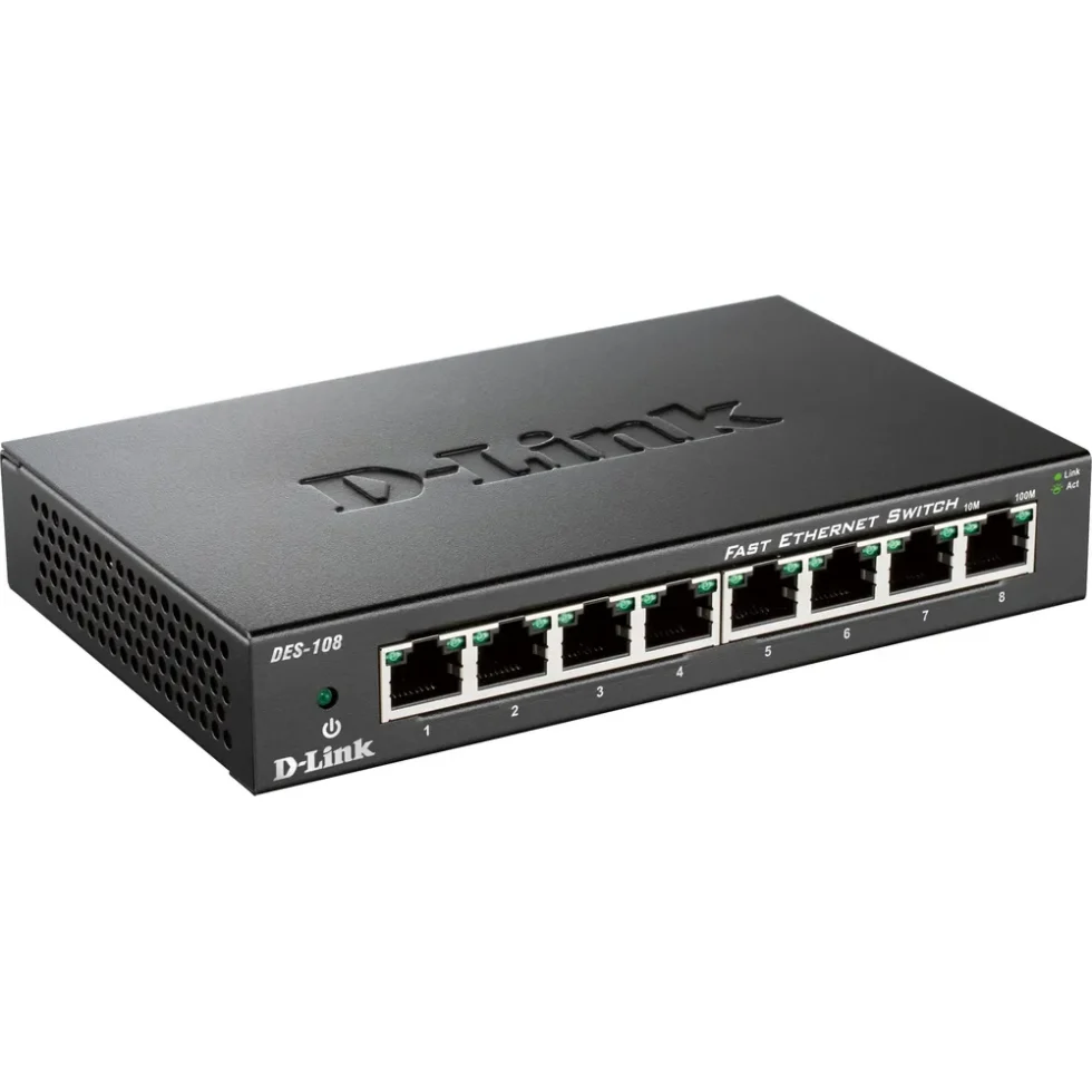 ETHERNET SWITCH 8 X 10/100 MBPS