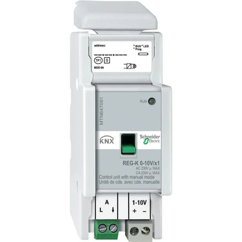 KNX LYSDÆMPER, 1X 1-10V UDG./MAN.BETJ.