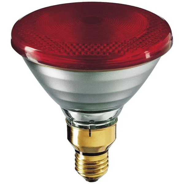 VARMELAMPE PAR38 IR 175W E27 240V RØD