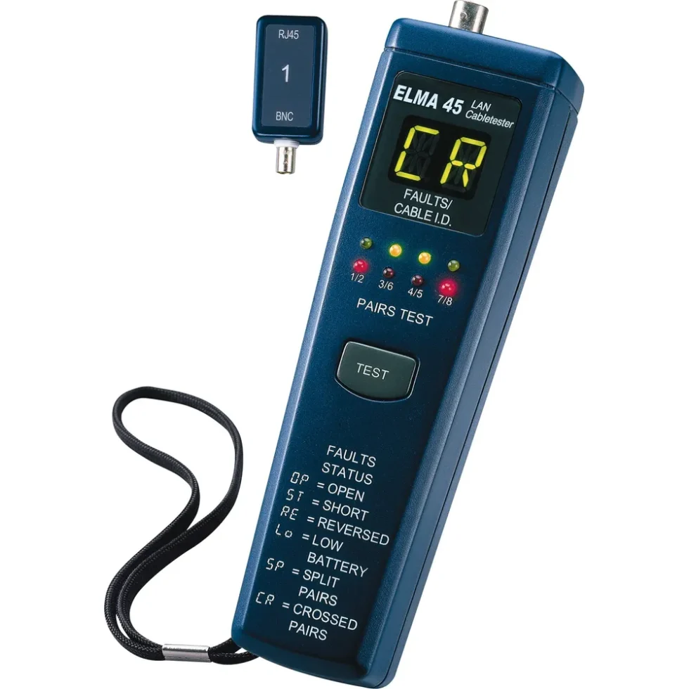 KABELTESTER LAN 45 UTP/COAX