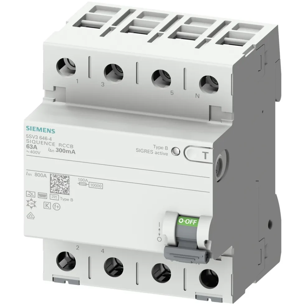 RCCB TYPE B+ 40/4 300MA 4MW