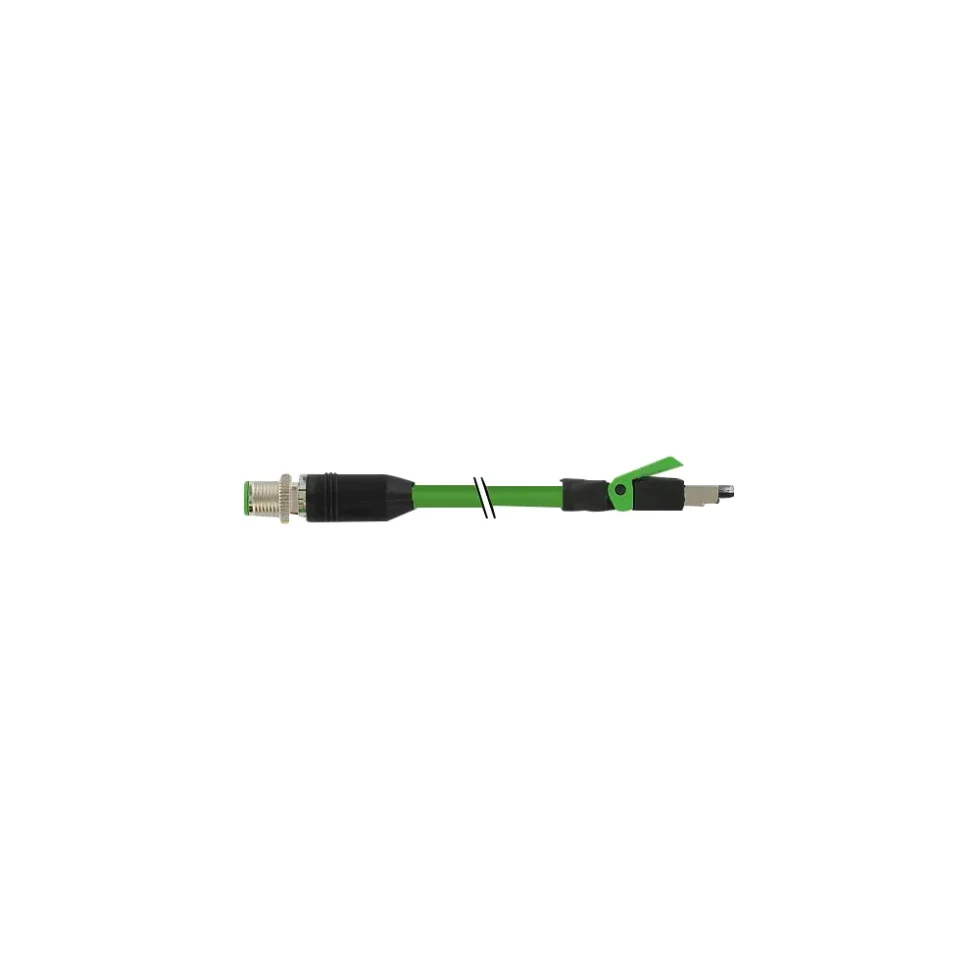 M12 0° / RJ45 MALE 0° ETHERNET