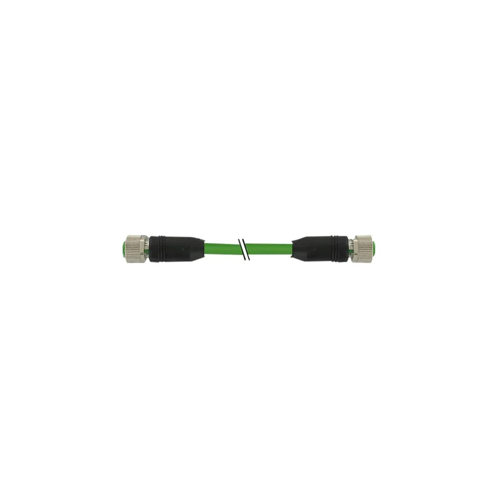 M12 FEMALE 0° / M12 FEMALE 0° - 0.3M