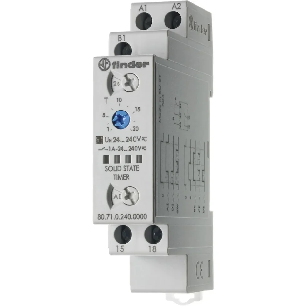 MULTIFUNKTIONSTIMER 1A 24..240V SSR OUT