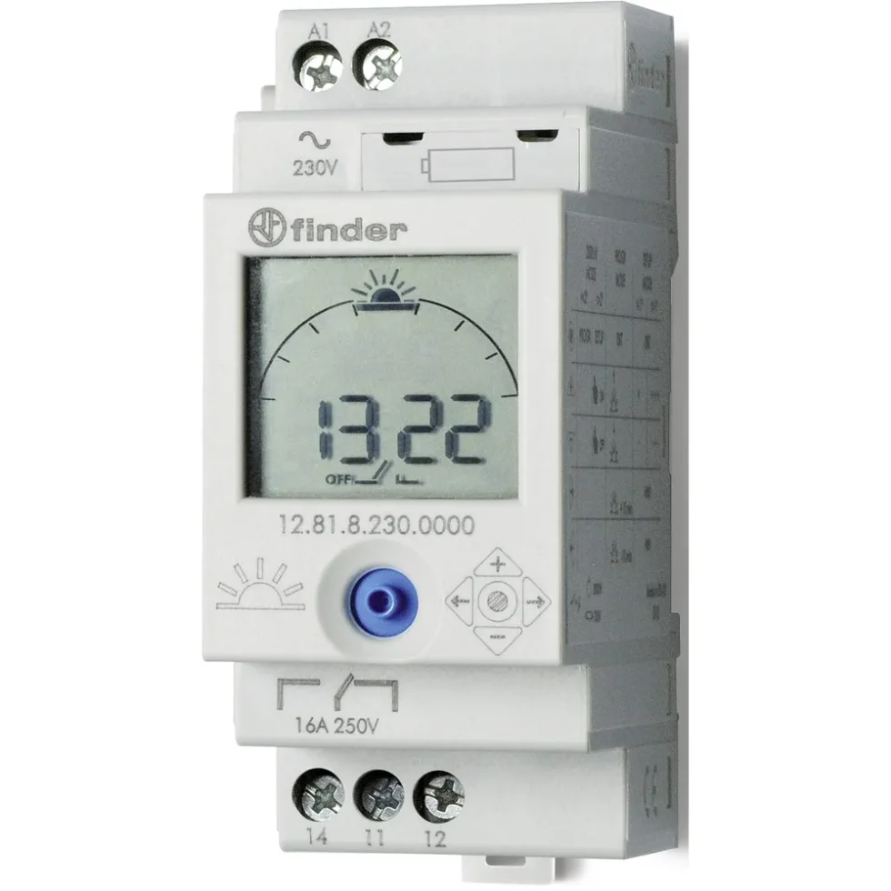 Digitalt Astro kontaktur 1CO 16A