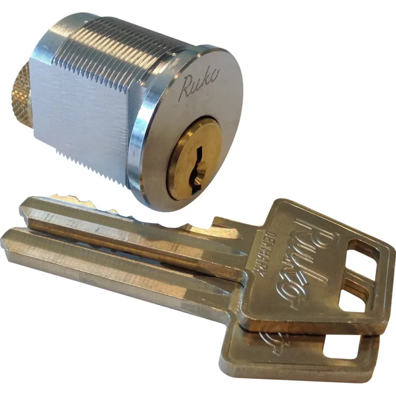 CYLINDER 1607 FOR NØGLEBOX INKL 2 NØGLER