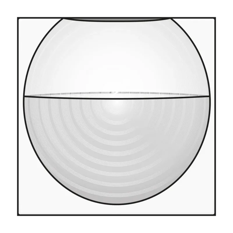 SENSOR 180° 9M VÆG WH COATED