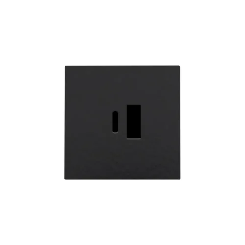 AFDÆK. USB-A+C OPLAD PIANO BLK
