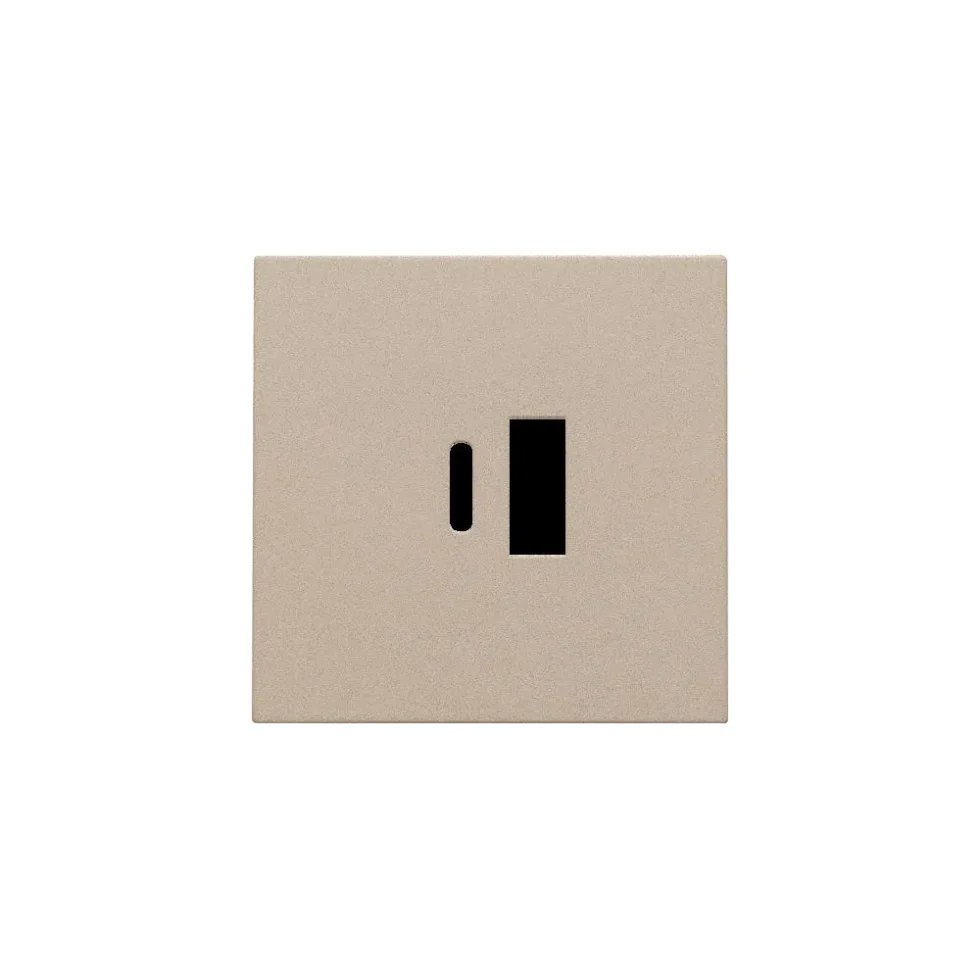 AFDÆK. USB-A+C OPLAD CHAMPAGNE