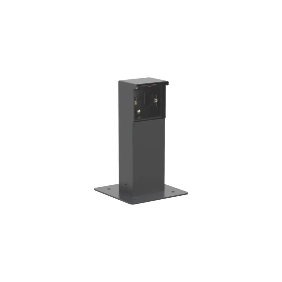 SØJLE 1 MODUL MED FLANGE SORT